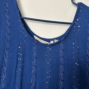 Soft Surroundings Midnight Blue Dress Size L